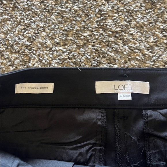 NWOT Loft The Riviera Classic Black Women's Shorts 4 - Picture 4 of 6